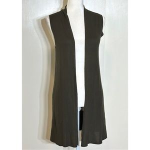 Women’s Eileen Fisher XS/TP Knit long Cardigan Vest